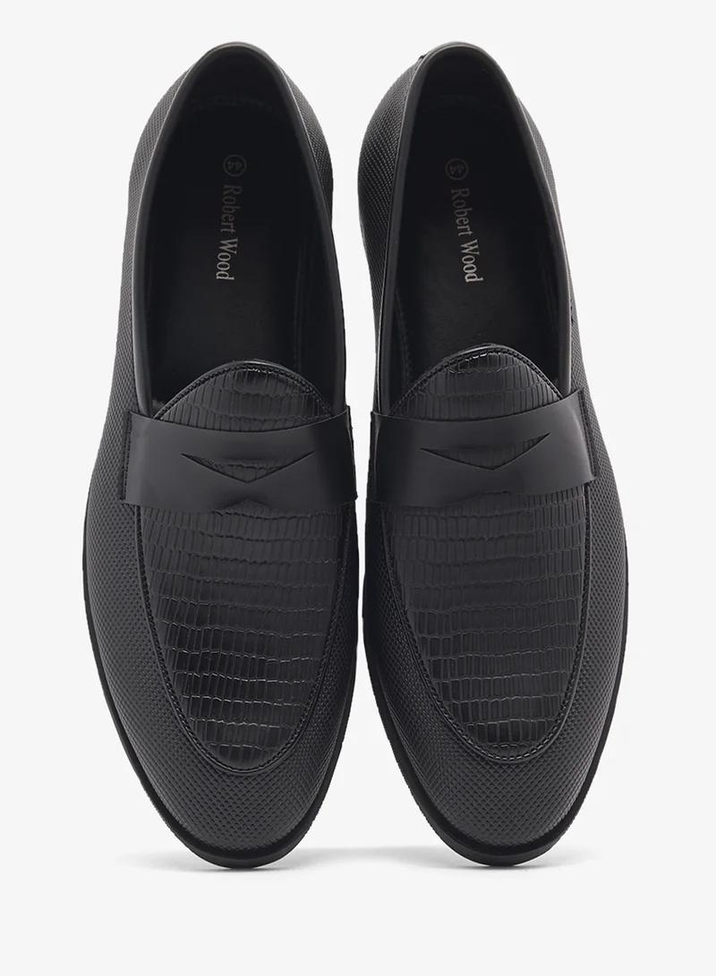 Robert Wood  Faux Leather Formal Slip Ons for Men | Best Price UAE