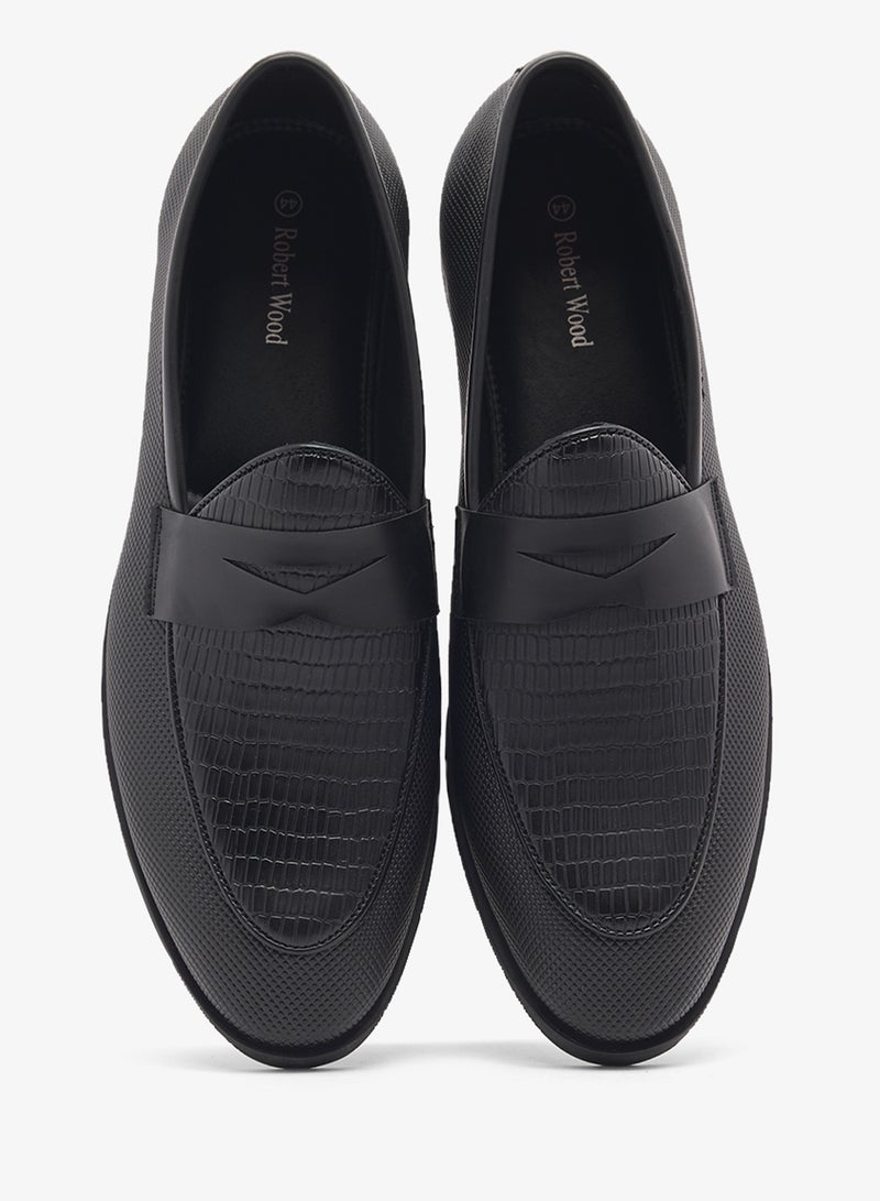 Robert Wood Faux Leather Formal Slip Ons - Image 4