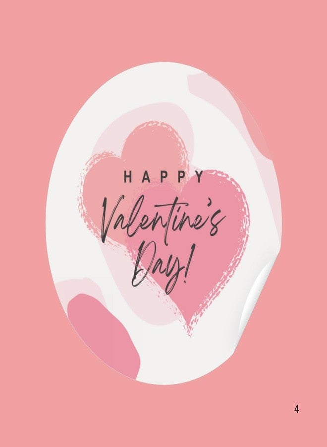 MUDRAK PRINTS Valentine's Day Round Stickers, 2 inch, 96 Pieces, 3 Romantic Designs Mix, Pre-Cut Vinyl Labels for Gifts and Decorations - Image 4