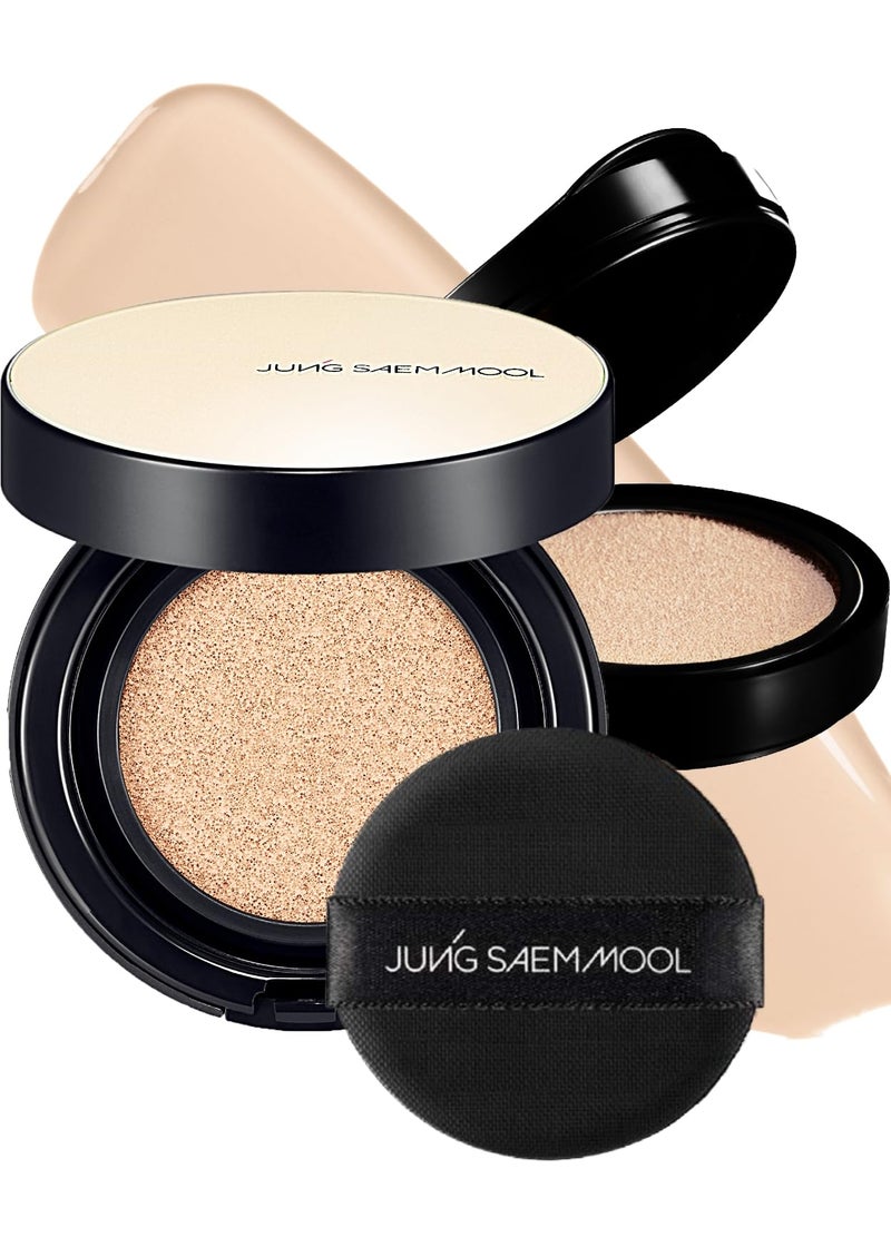 JUNG SAEM MOOL Essential Skin Nuder Longwear Cushion 098 Fl Oz Fair Light Refill Included 24H Lasting Cushion Foundation with High Coverage SemiMatte Natural Finish Korean Foundation Makeup