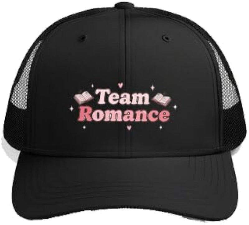 Team Romance Plain unisex baseball cap Black