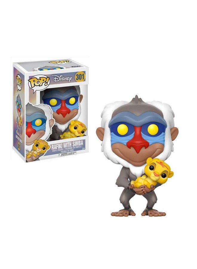 Funko Pop Pop Disney Lion King Rafiki With Simba Toy Multicolor 3.75 Inches - Image 4