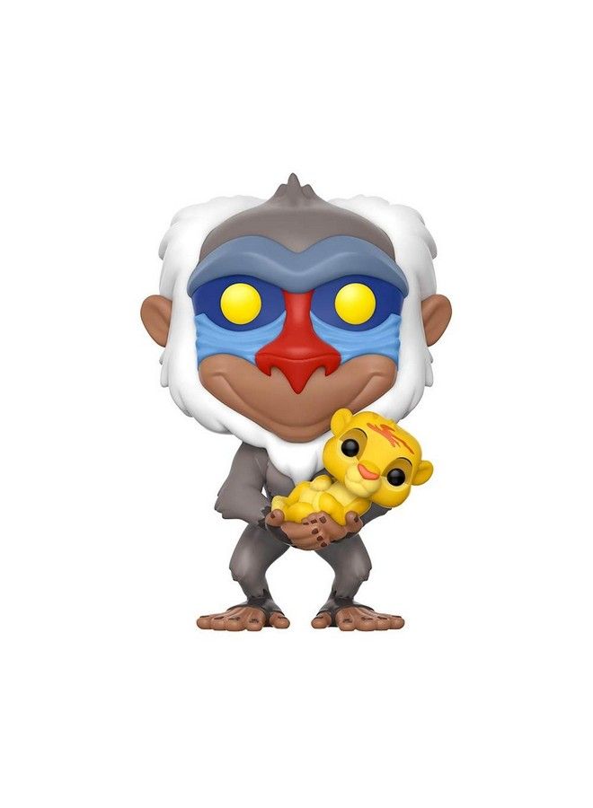 Funko Pop Pop Disney Lion King Rafiki With Simba Toy Multicolor 3.75 Inches - Image 1
