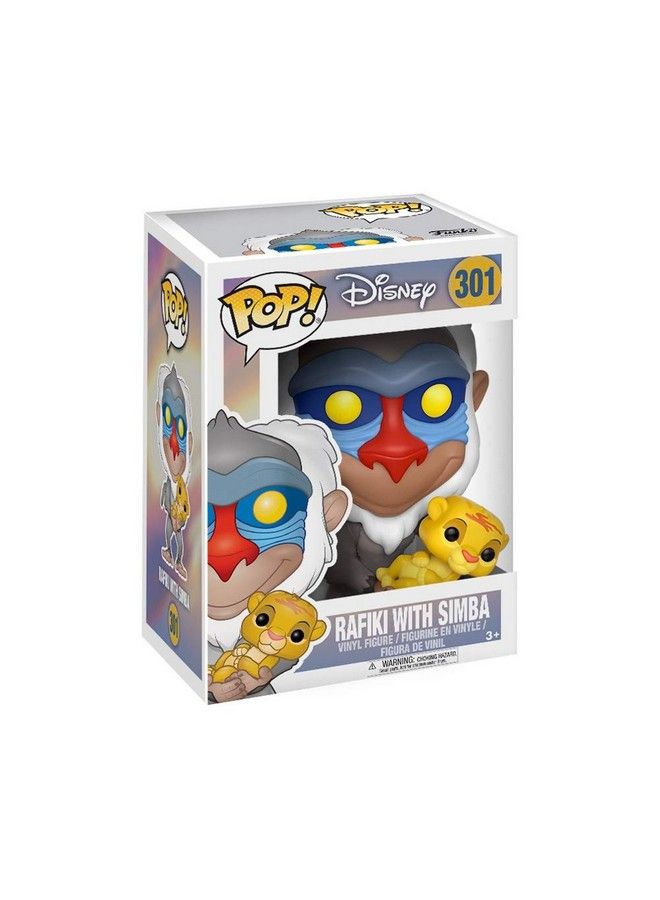 Funko Pop Pop Disney Lion King Rafiki With Simba Toy Multicolor 3.75 Inches - Image 3