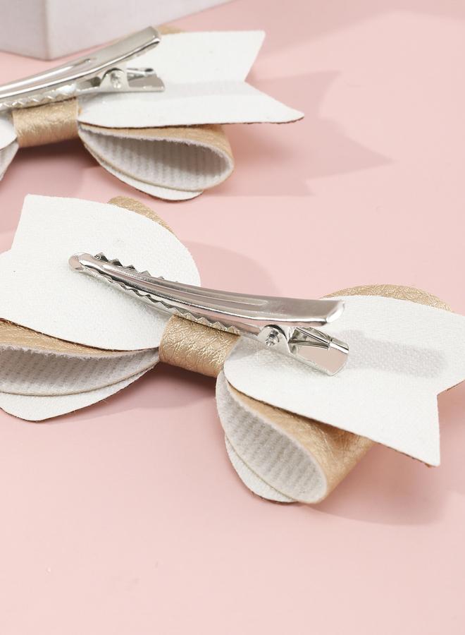 تايك تو طقم من 2 مشبك شعر مزين بربطة لامعة - Image 2