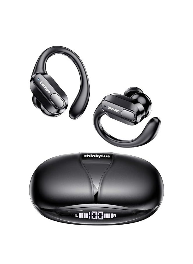 General Lenovo XT80 Sport Wireless Headphones Headphones: Hi-Fi stereo, LED battery display, button controls, and black microphone  - Image 1