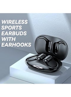 General Lenovo XT80 Sport Wireless Headphones Headphones: Hi-Fi stereo, LED battery display, button controls, and black microphone  - Image 2