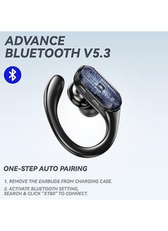 General Lenovo XT80 Sport Wireless Headphones Headphones: Hi-Fi stereo, LED battery display, button controls, and black microphone  - Image 5