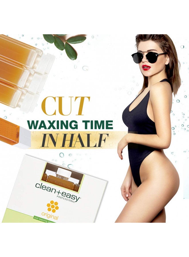 Clean + Easy C+E Original Wax Refills, Large (leg) Original Wax, 2.8 oz - Pack of 12 - Image 3