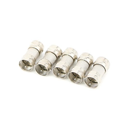 PASOW F Type Male to Male Adapter Cable Extension Coupler for Coax F81 (Male to Male) 3GHz Satellite, Cable TV (5pcs) - Image 2