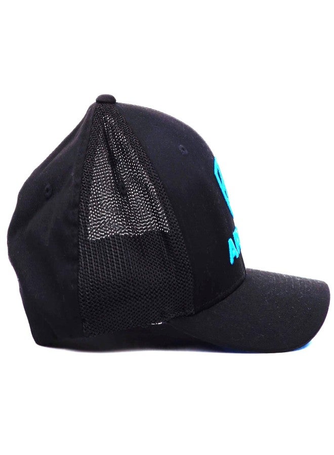 ARIAT Black and Turquoise Mesh Back Cap Black L/XL - Image 4