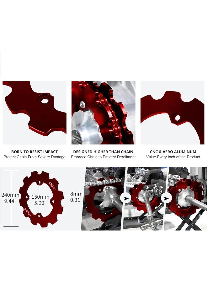 general ATV Dual Sprocket Guard for Yamaha Raptor 700 - Image 5