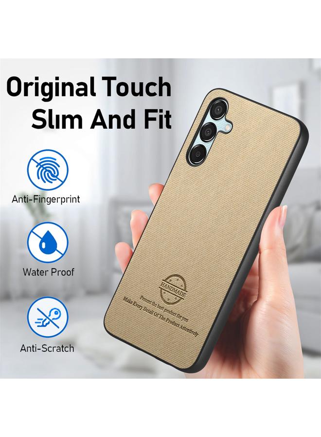 S-TOP Case For Samsung Galaxy A55 5G Twill Fabric Leather Skin Back Phone Case - Image 5