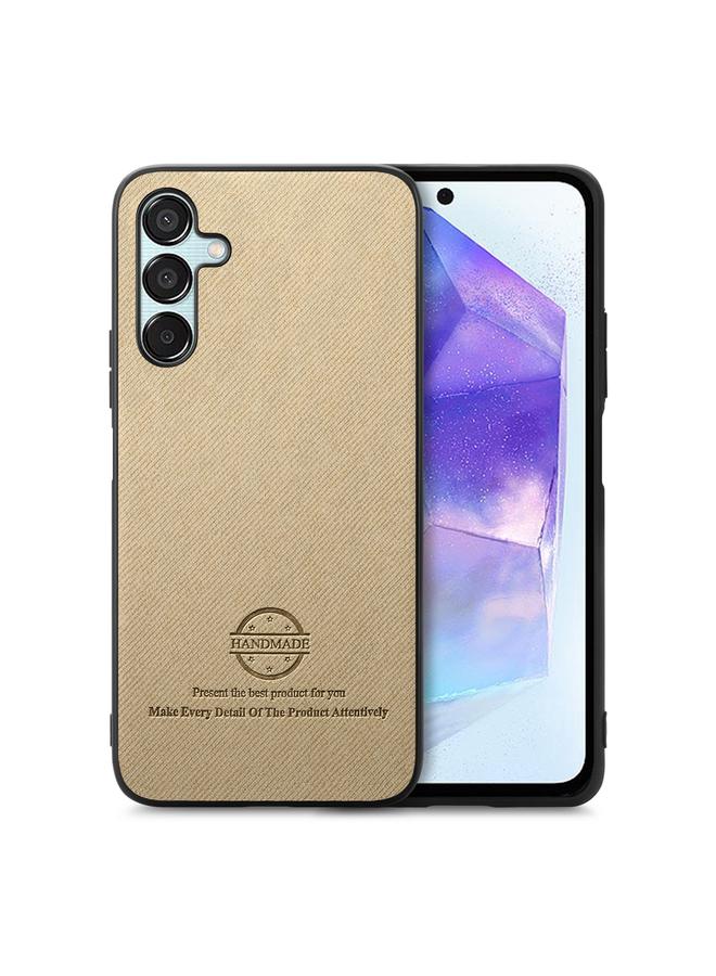S-TOP Case For Samsung Galaxy A55 5G Twill Fabric Leather Skin Back Phone Case - Image 1