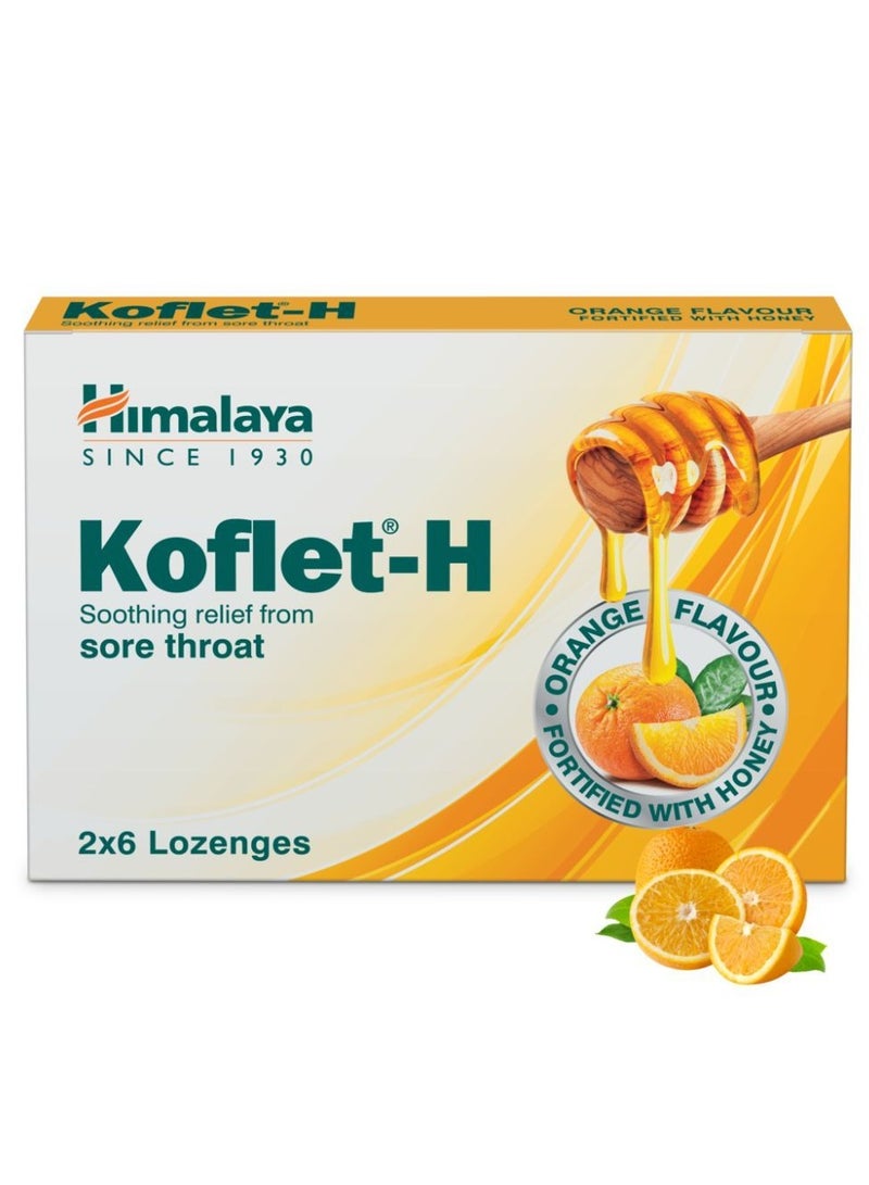 Himalaya أقراص كوفليت-إتش البرتقالية عبوة من 12 قطعة