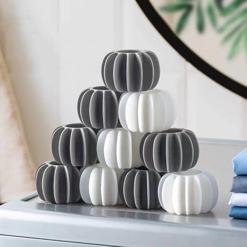 Laundry ball cleaning and anti winding drum washing machine dedicated to clothes from getting tangled, magic cleaning and protective ball（Mixed 6*3.5（5pcs））