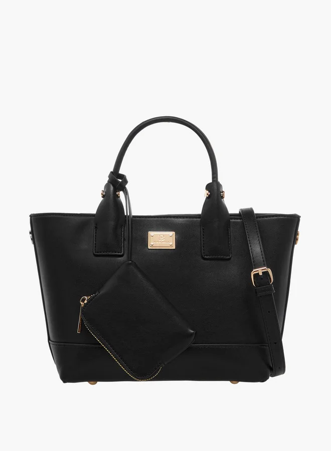 فلورا بيلا من شو إكسبرس حقيبة يد صلبة بحزام قابل للفصل وحقيبة صغيرة