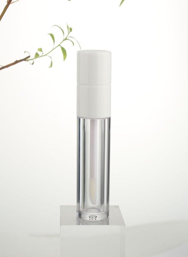 COSIDEA 20pcs Round 4ml 0.13oz White Empty lip gloss tubes with wand Lipgloss tube containers for lip oil packing - Image 5