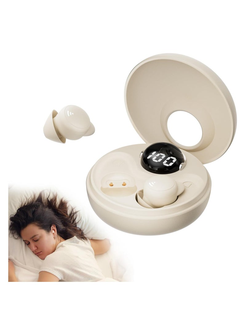 SYOSI Sleep Earbuds for Side Sleepers, Low Micro Tiny Discreet Hidden Earbuds, Mini Invisible Wireless Bluetooth 5.3 Sleep Noise Cancelling Headphones, Hidden Earbuds for Small Ears Sleeping, Exercise - Image 1