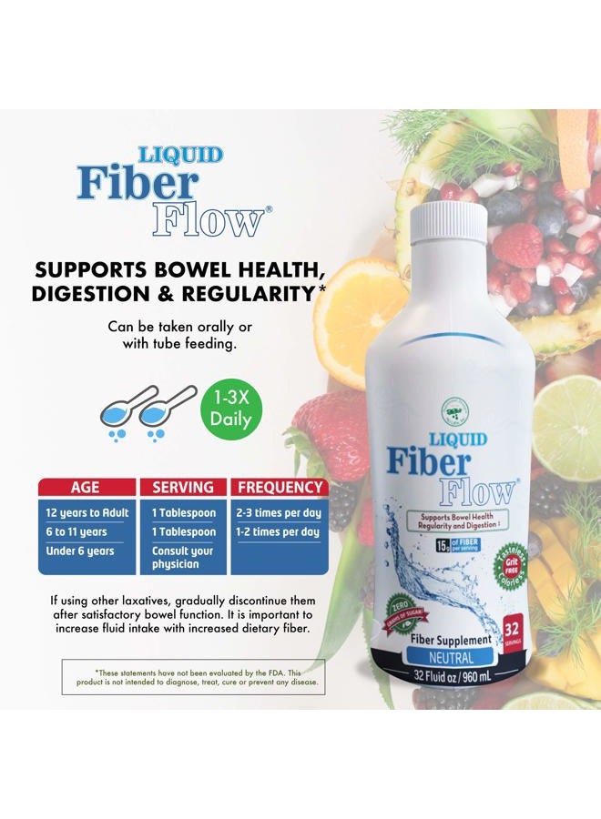 Nutritional Designs مكمل الألياف السائلة الخالي من السكر للأطفال من ND Labs, INC منذ 1986، خليط مشروب الألياف، مشروب طبيعي لتنظيم الأمعاء لصحة توازن الأمعاء، 32 أونصة - Image 4