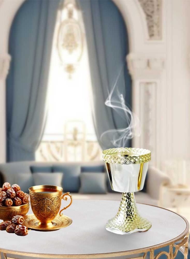 مبخرة عود عربية بتصميم أنيق لعطر المنزل والمكتب - Image 3