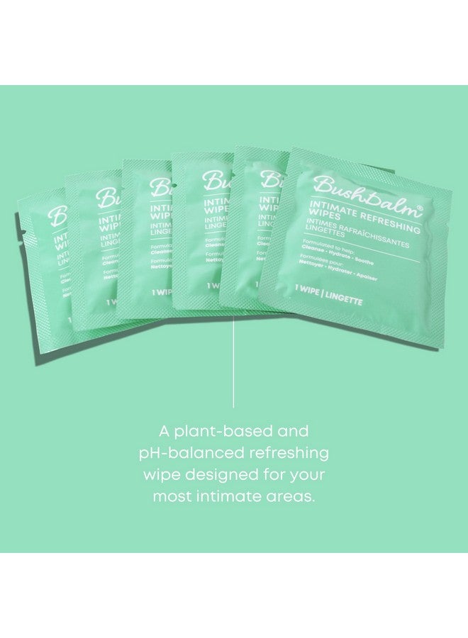 Bushbalm Intimate Refreshing Wipes - Hydrating Wipes for Sensitive Areas with Aloe Vera and Natural Extracts - Flushable and Soothing - 15 Wipes - Image 2