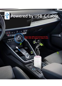 KASTWAVE Car Diffuser, Aromatherapy Diffusers for Essential Oils, USB Mini Cool Mist Scent Air Humidifier with 7 Led Color Changing Light for Car Home Room Office Bedroom  - Image 3