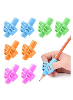 Pencils Grips Pencils Grips for Kids Handwriting Posture Correction Training Writing AIDS for Kids toddler Preschoolers Students Children Special Needs (8 Pcs)