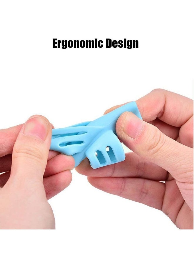 Generic - Pencils Grips Pencils Grips for Kids Handwriting Posture Correction Training Writing AIDS for Kids toddler Preschoolers Students Children Special Needs (8 Pcs) - Image 1