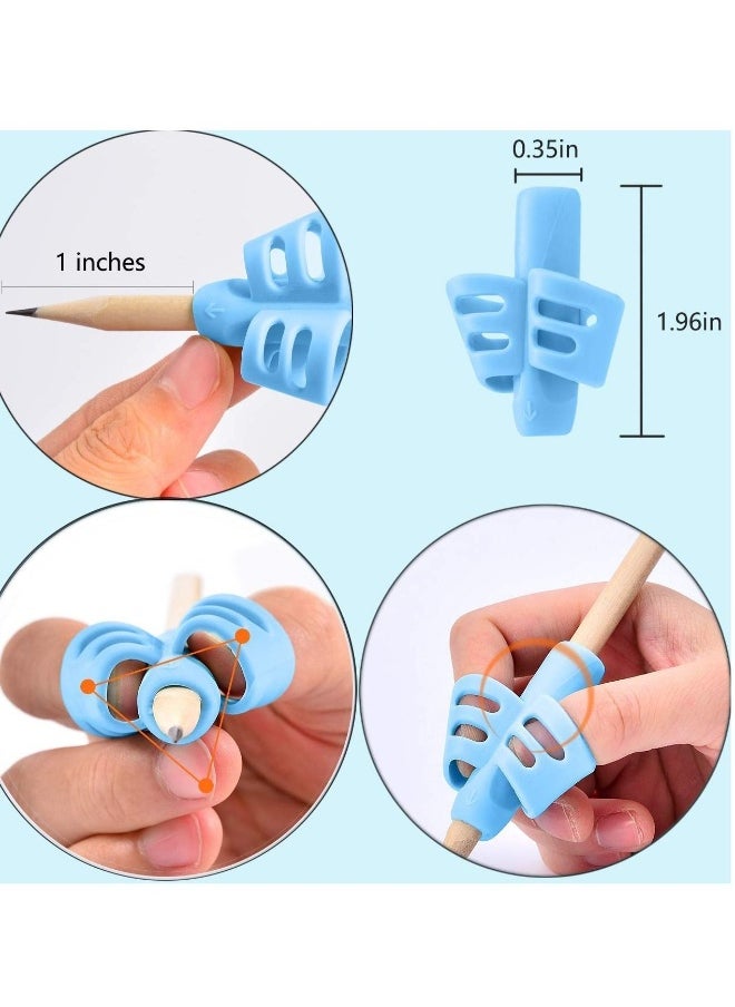 Generic - Pencils Grips Pencils Grips for Kids Handwriting Posture Correction Training Writing AIDS for Kids toddler Preschoolers Students Children Special Needs (8 Pcs) - Image 1