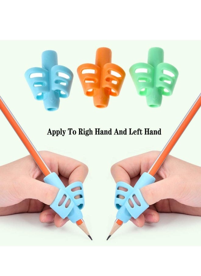 Generic - Pencils Grips Pencils Grips for Kids Handwriting Posture Correction Training Writing AIDS for Kids toddler Preschoolers Students Children Special Needs (8 Pcs) - Image 1