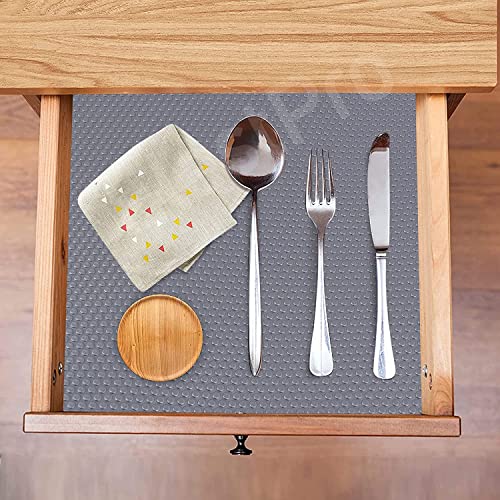ElastPro Textured Super Strong Anti-Slip EVA Mat -for Fridge; Kitchen; Drawer; Shelf Liner 1 mm Thick (Dark Grey, 5000 mm X 450 mm X 1.0 mm) - Image 5