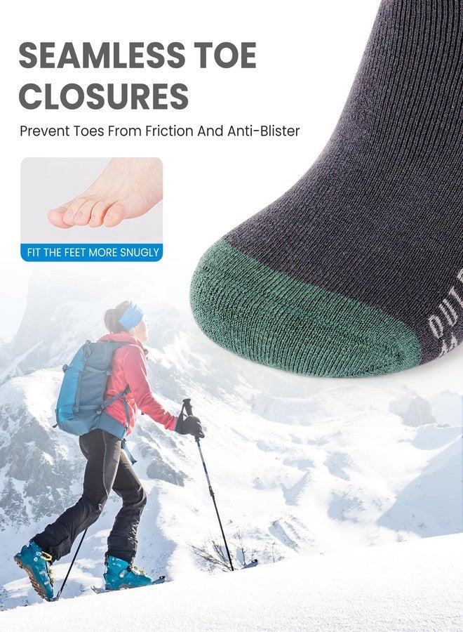 OutdoorMaster Unisex Merino Wool Ski Socks for Men/Women (OTC) Non-Slip Cuff Design,Thermal Socks for Winter, Snowboarding - Image 5