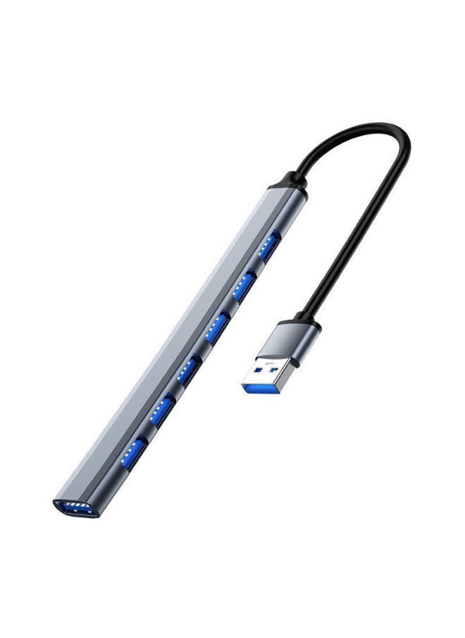 7-port Usb 3.0 Hub Splitter One-to-four Expander Laptop Dock Two-in-one Digital Computer/usb Hub/usb Hub-Number Of Interfaces:Four-Port Two-in-one - Image 5