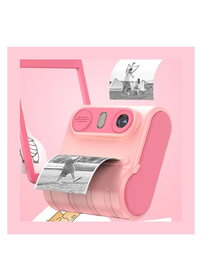 Generic 46MP Kids Camera with Instant Print Thermal Printer - Pink  - Image 2