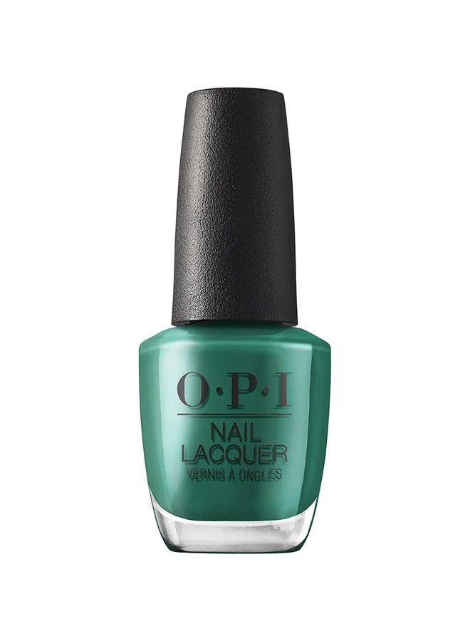 O.P.I Nail Lacquer, Rated Pea-G, Green Nail Polish, 0.5 fl oz - Image 1