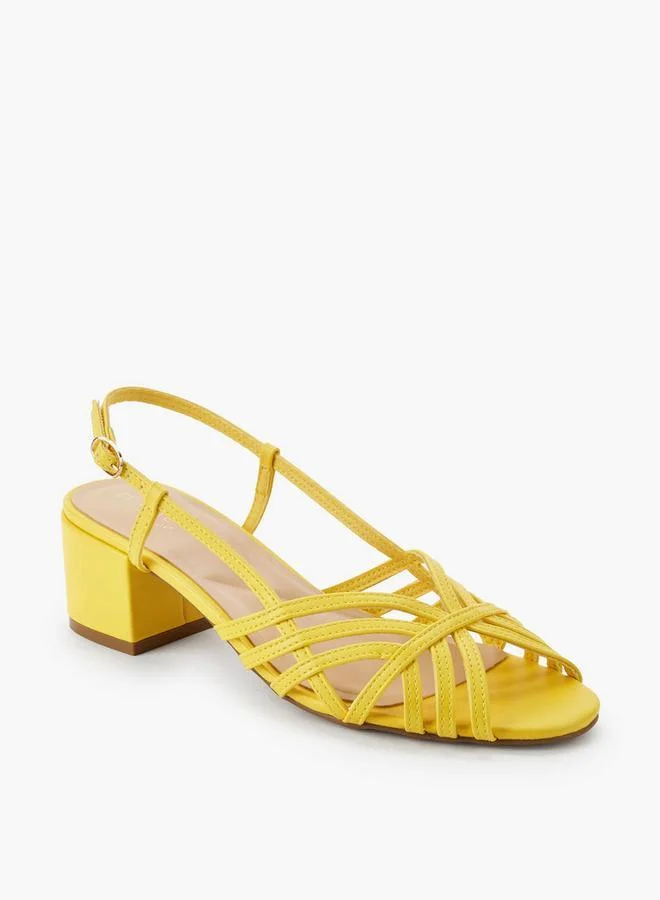 سيليست Women Block Heel Backstrap Sandals