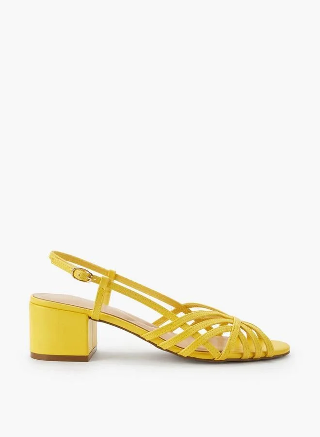 سيليست Women Block Heel Backstrap Sandals