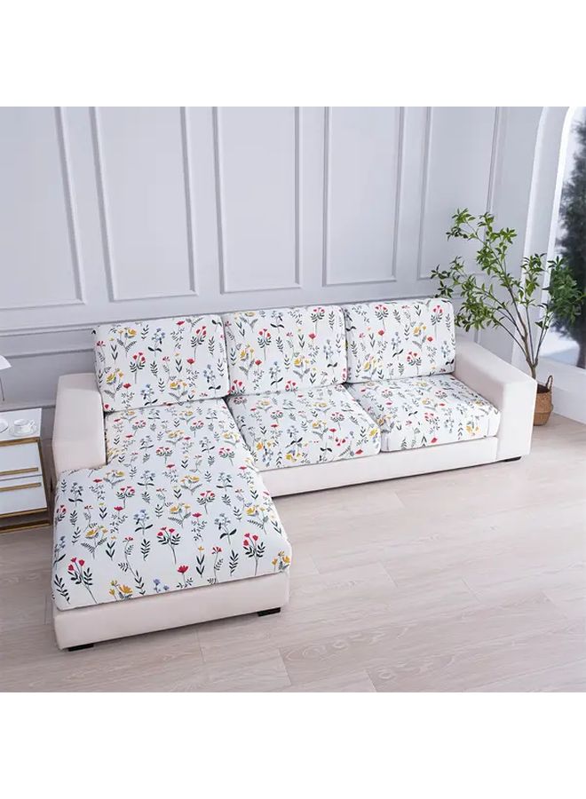 Dense Flowers Bohemian Style Slipcover Machine Washable Pet Friendly Sofa Cover - Image 2
