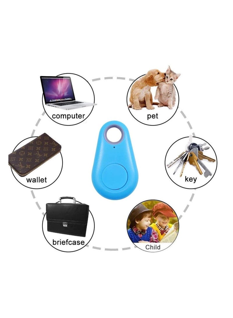 جهاز تتبع بلوتوث ذكي لاسلكي للعثور على المفاتيح علامة مضادة للفقدان محفظة حيوان أليف موقع طفل إنذار أزرق - Image 3