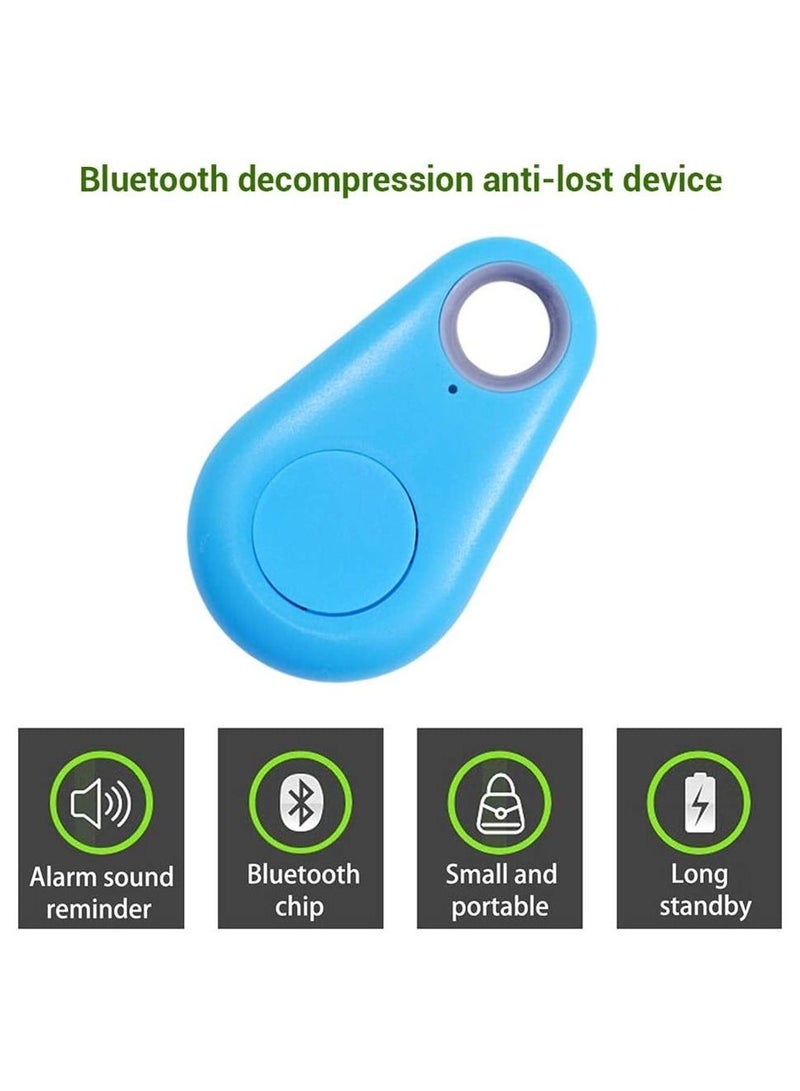 جهاز تتبع بلوتوث ذكي لاسلكي للعثور على المفاتيح علامة مضادة للفقدان محفظة حيوان أليف موقع طفل إنذار أزرق - Image 4