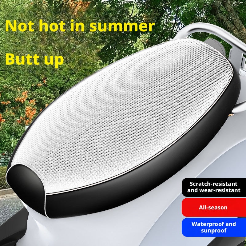 Electric Bike Seat Cover Waterproof Sunscreen - Image 1