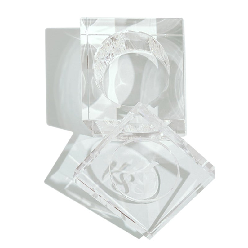 KIARA SKY Professional Nails Spill-Proof Dappen Dish with Lid for Holding Acrylic Liquid Monomer - Clear - Image 1