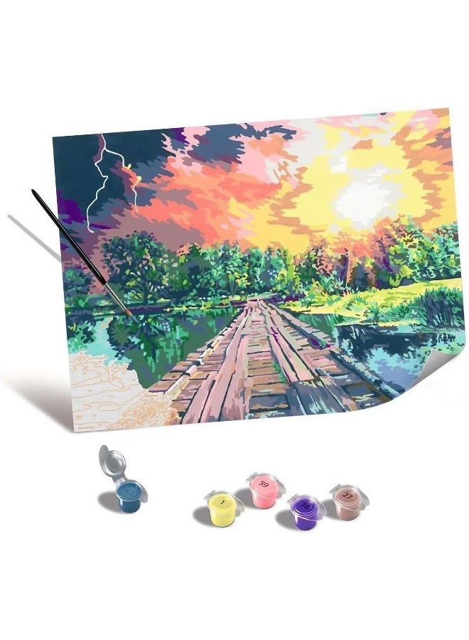 Ravensburger CreArt Painting by Numbers Canvas Edition Painting Set - Magical Lights - Image 3
