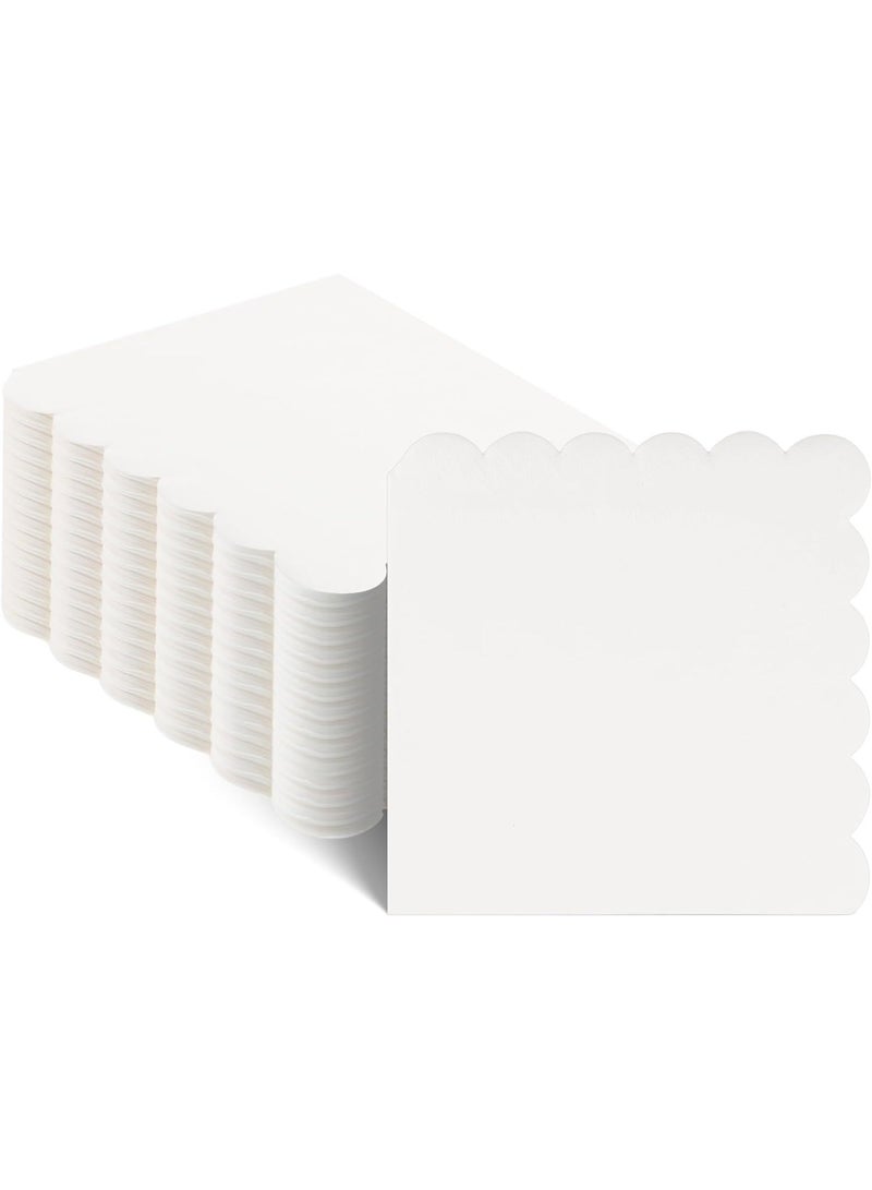 100 Count Paper Towels for Party,2-Ply Disposable Napkins ,Napkin Paper for Weddings,Dinner, Birthday Parties (10x10 Inch) White - Image 1