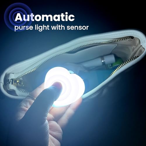 BELNISTORA Purse Light, Handbag Light for Purse Accessories Must Haves, Heart Shaped Purse Lamp with Automatic Sensor, Best Gifts for Women, Girls, Friends - Image 3