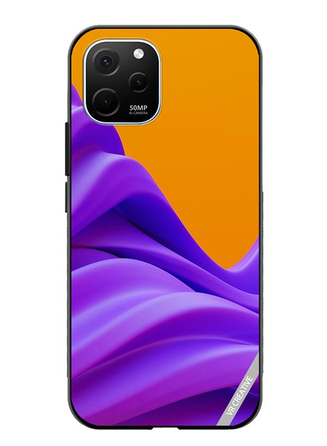 VR CREATIVE Protective Case Cover For Huawei Enjoy 50z Abstract Multicolour Design - Image 1