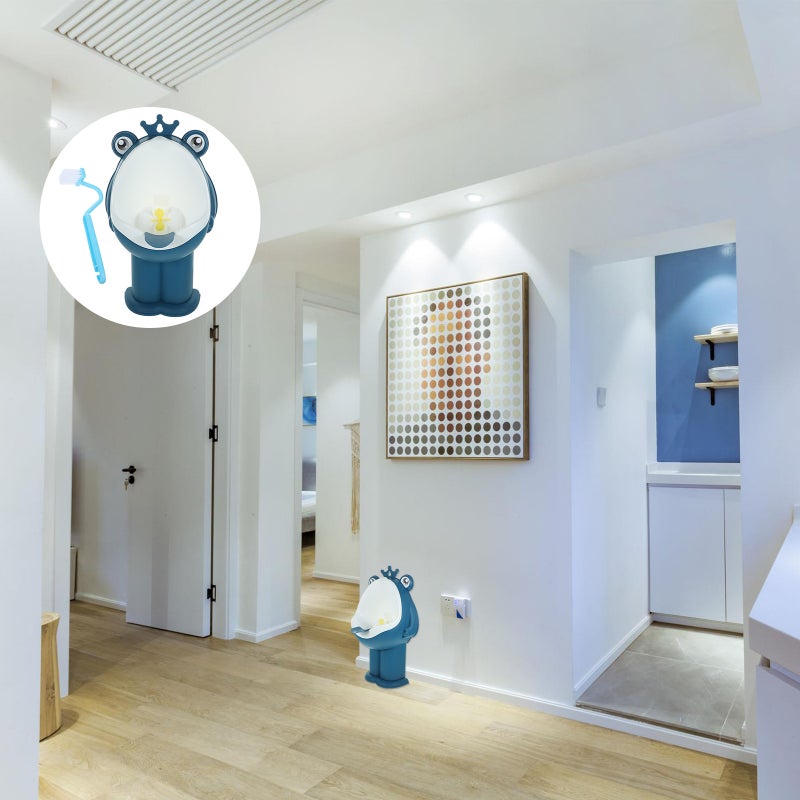 🚽 مبولة أطفال بلاستيكية بتصميم كرتوني تدريب المرحاض للذكور ثابتة ومضادة للانزلاق - Image 4