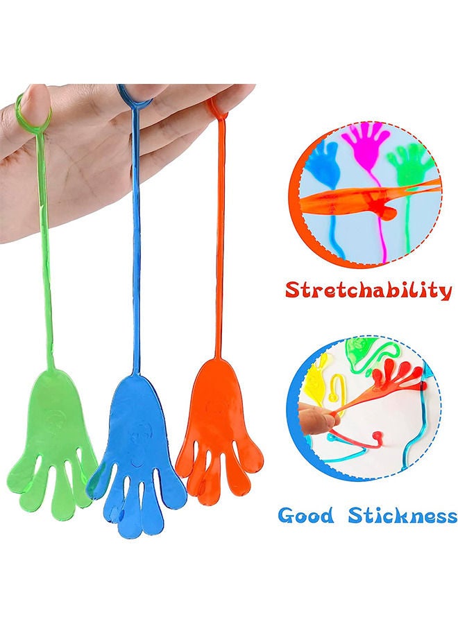 الأيدي اللزجة ، 10 قطع أصابع لزجة ، مجموعات الحفلات للأطفال ، ألعاب ممتعة ، تفضل الحفلات ، اليدين اللزج الممتدة ، تفضل الحفلات ، حفلات أعياد الميلاد ، ألعاب للأطفال الحسية - Image 3