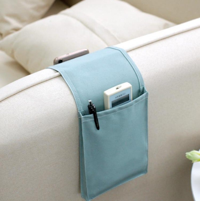 Cotton Sofa Arm Storage Bag - Image 3